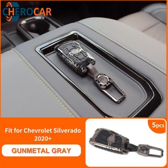 Car Key Fob Cover Case Shell For Chevy Silverado Suburban Tahoe 20+ Accessories