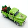 Pull Back Function Green Christmas Vehicle Alloys Crafted Desktop Model For Indoor Seasonal Styling