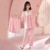 Girls Cotton Pajama Set Short Sleeve Princess Style Sleepwear Kids 8 Years Lightweight Home Wear