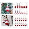 12 Pcs Hanging Bell Ornaments Holiday DIY Decorations Decorative Crafts Christmas Bells