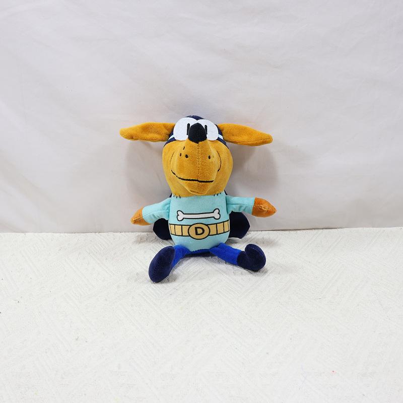 New Detective Dog Adventure Series Dog Man's Plush Toys Anime Peripheral Dolls