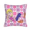Lizzies Cartoon McGuires Square Pillow Case  Cushion Cover Custom Zippered Decorative Pillowcase for Car 45x45cm