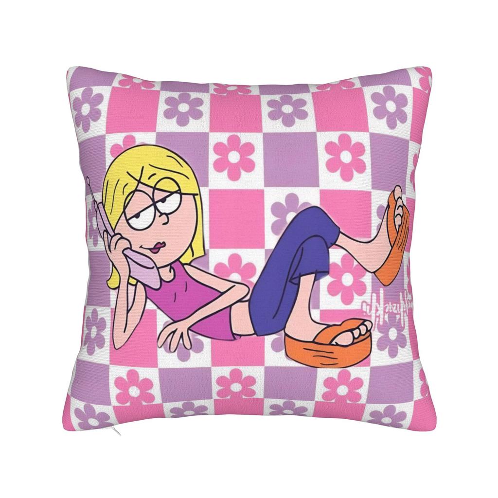 Lizzies Cartoon McGuires Square Pillow Case Cushion Cover Custom Zippered Decorative Pillowcase for Car 45x45cm