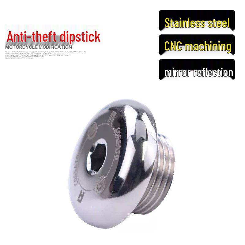 

Qianjiang Sai 450 Stainless Steel Anti-Theft Oil Dipstick Cap