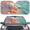 Summer Beach Shell Car Windshield Sunshade - Portable, Thin, No Installation Needed (Order from 1 Piece)
