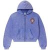 Europe, America 2025 American Graffiti Printing Men's and Women's Loose Casual Zipper Hooded Sweater Trendy Brand