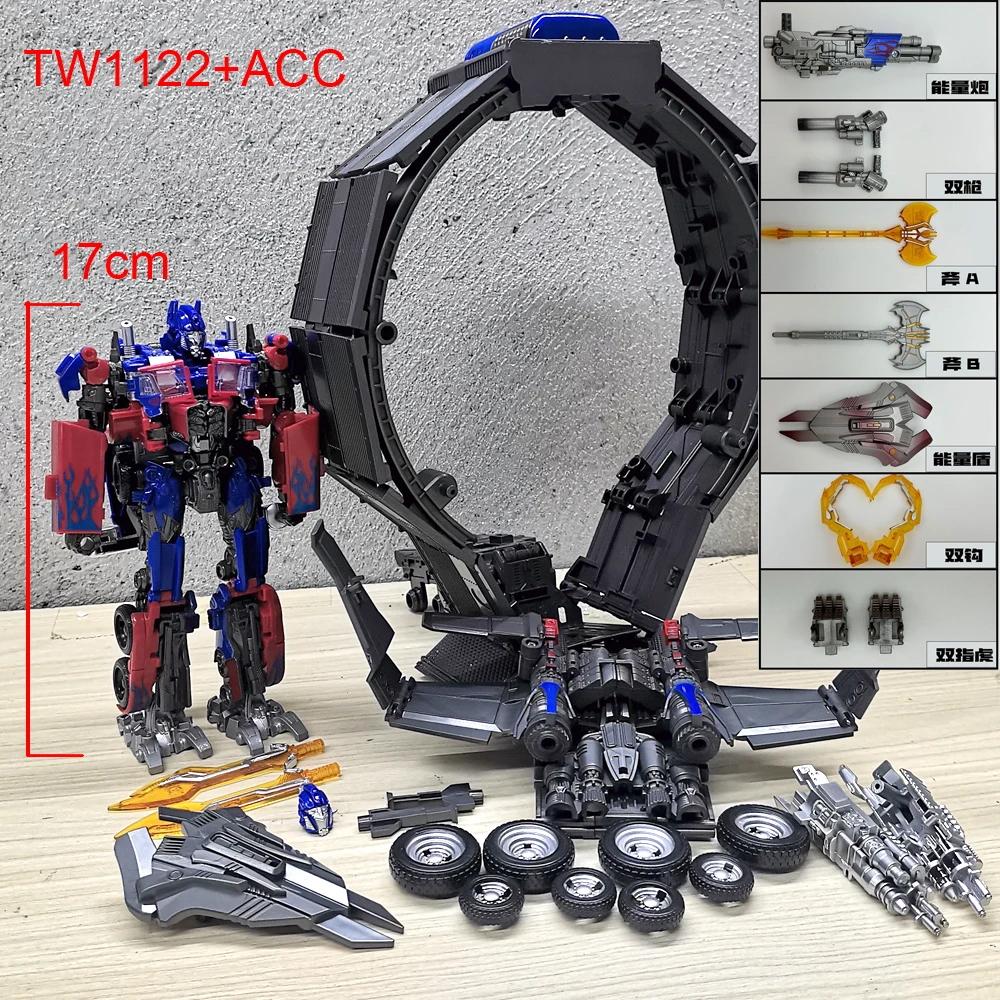 Baiwei Trailers Transformation Toys Optimus Commander Robot Tactical Container Model Deformation Figure TW1122 TW1022 CY01 KIT Entertaining Play Safe