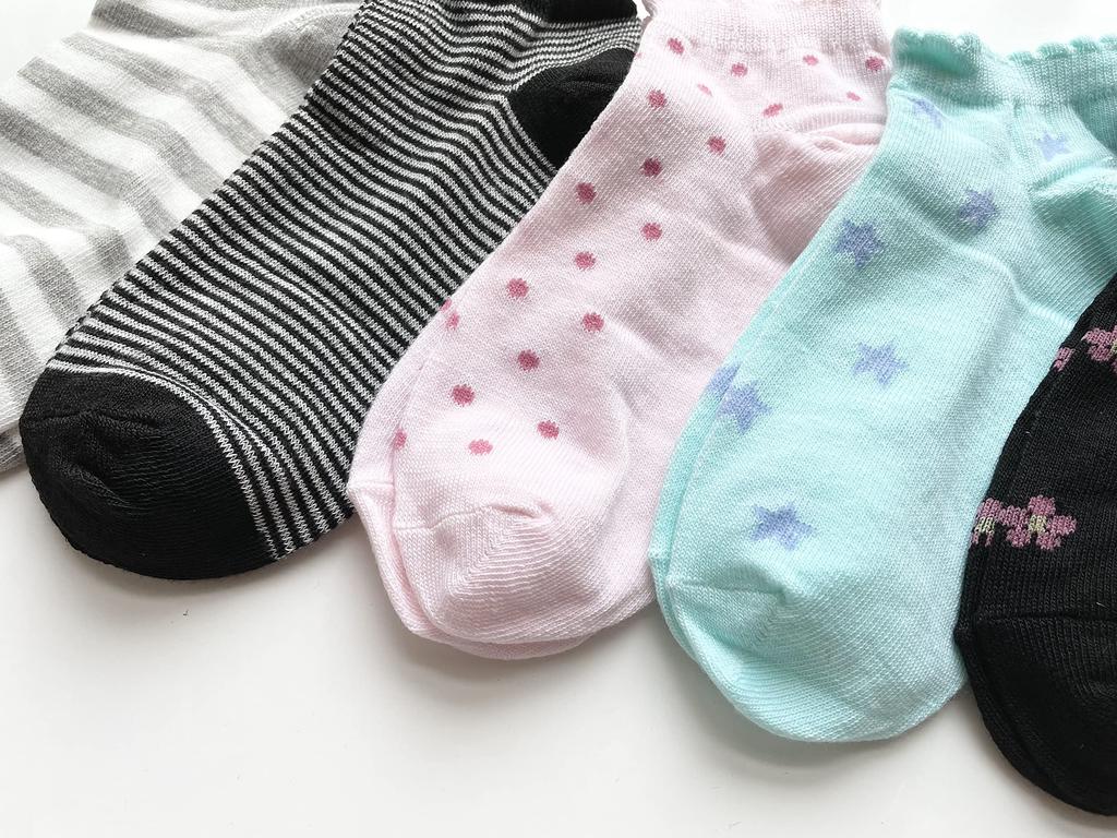 Conjunto de zapatillas de algodón de longitud corta. Puede elegir calcetines hasta el tobillo para mujer, calcetines, mezcla, elegantes, 10 pares. (tu patrón)