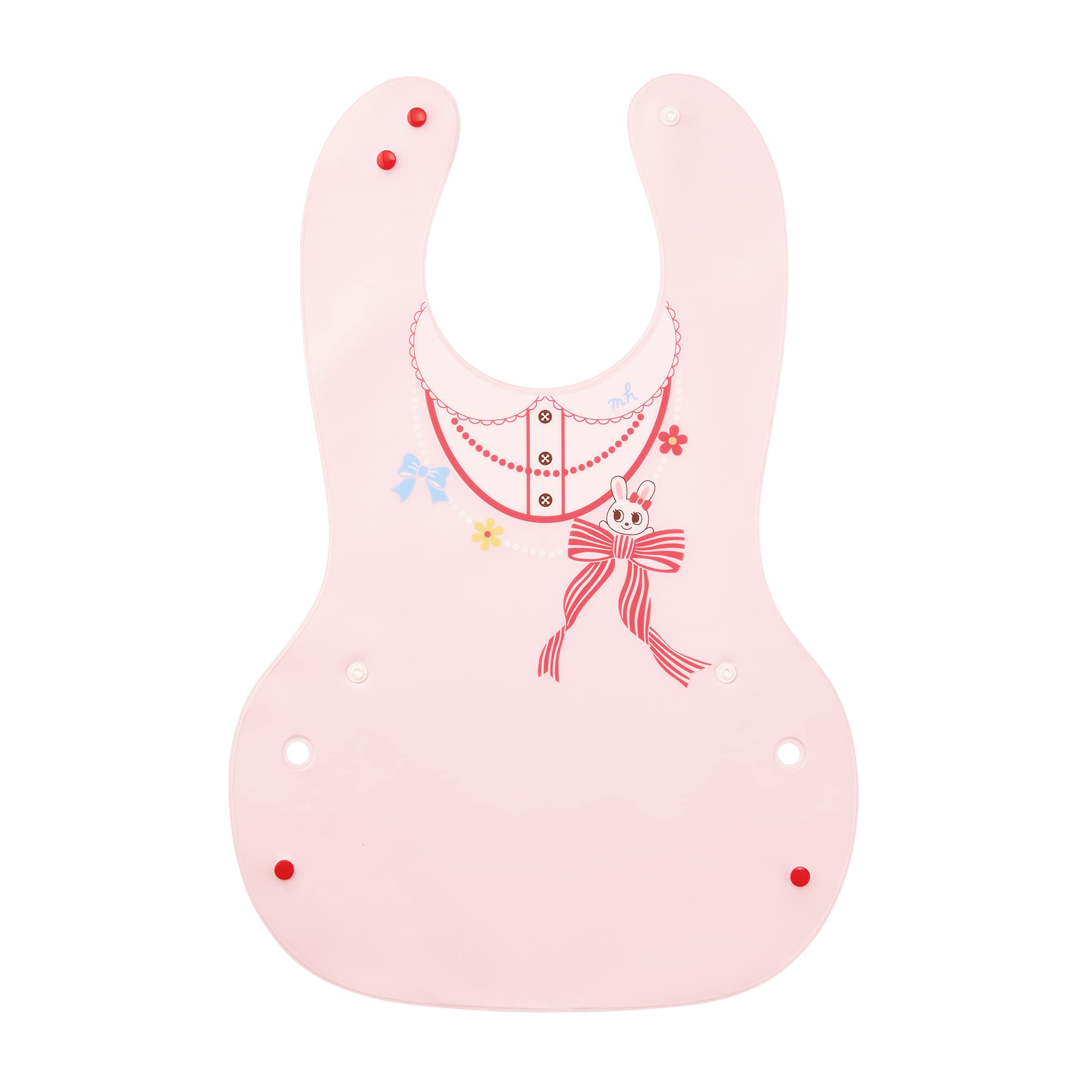 

Обед Еда Еда Сделано в Розовом для Детского Праздника [Miki House] Слюнявчик, Слюнявчик, Фартук, Медведь, Кролик, Япония, Мальчики, Девочки, Младенцы, Дети, Подарок, 10-7918-576, розовый