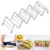Taco Holder Innovative 304 Stainless Steel Pancake Stand Tray for Kitchen Restaurant4 5 Grid