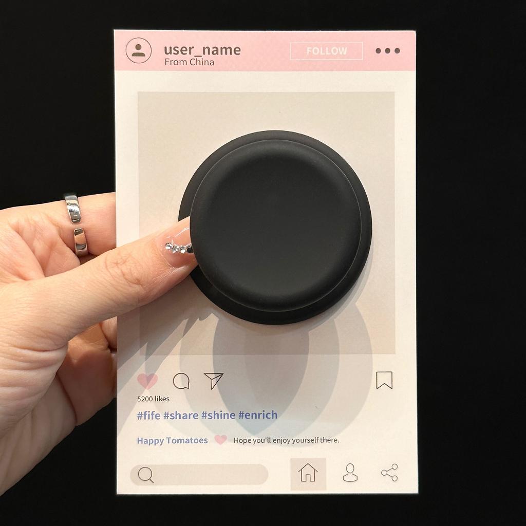 Candy Color Liquid Silicone Magnetic Phone Grip For Samsung Huawei Google Finger Bracket Holder