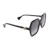 GUCCI Minimalist Butterfly Sunglasses Unisex Couple Black