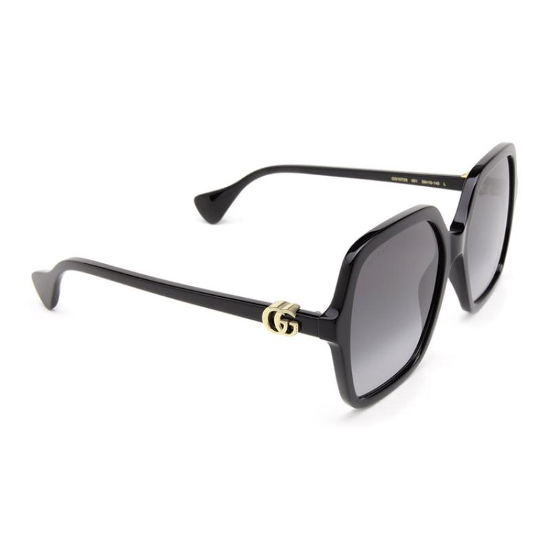 GUCCI Minimalist Butterfly Sunglasses Unisex Couple Black