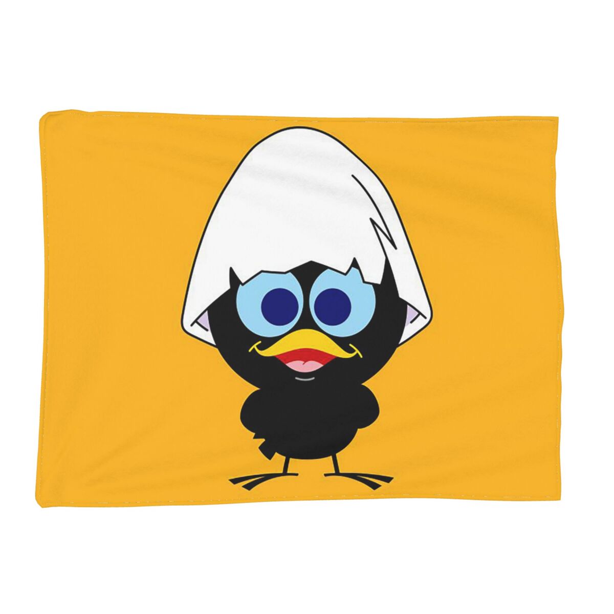 

Kawaii Calimero Chiken Cartoon Anime Blankets Warm Flannel Throw Blanket Bedding for Bed Living room Picnic Travel Home Couch 80x120cm