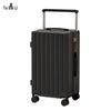 TOBERLIR 20-inch Black Carry-on Luggage