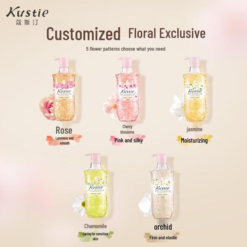 Kustie Cherry Blossom Petal Shower Gel