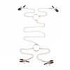 Labia Clip Breast Pulling Clip Clitoral G-spot Chain Clip SM Adult Sex Toy Teasing Four Head Clip Punishment Prop