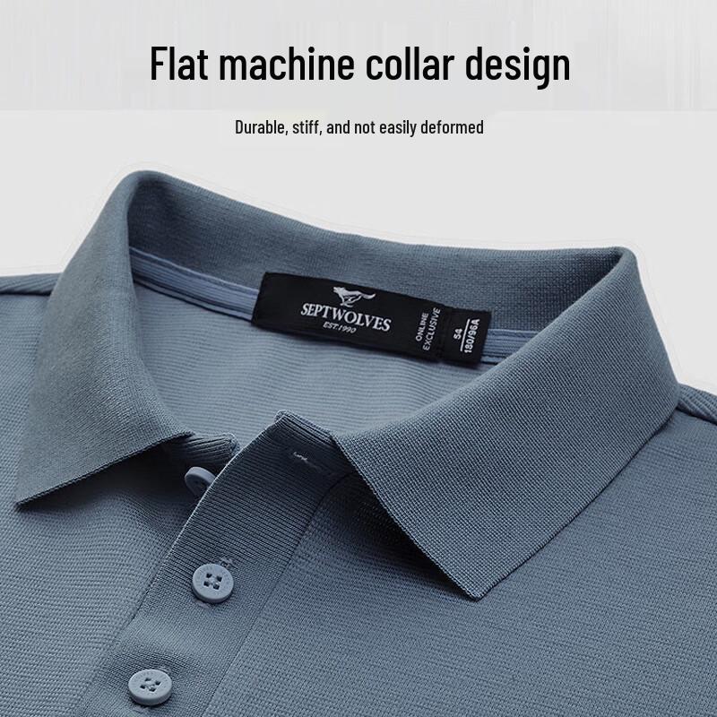 Septwolves Men's Quick-Dry Modal Polo Shirt