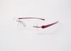 BEGLAD BL3007RD Lightweight Rimless Reading Glasses with Stylish Case (+2.5 Power)