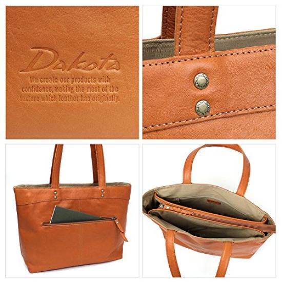 Dakota Gentle Leather Tote Bag, 1033510, Women's, Camel, DA-1033510-45