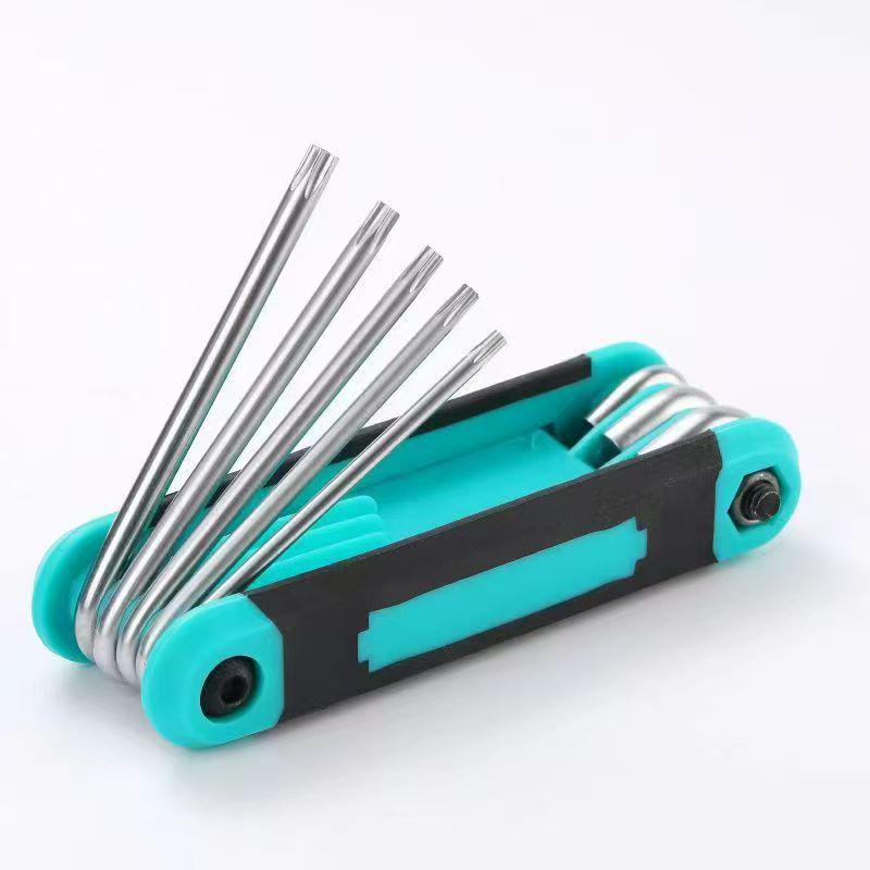 Foldable Hex and Torx Wrench Set, Chrome Vanadium Steel