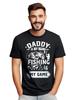 Daddy Is My Name, Fishing Is My Game - Funny T-Shirt Mens Womens Tees Top for Proud Dads! Unisex Prin