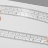 8PCS/Set Transparent Ruler Compasses Set Plastic Drawing Tool Multi-Function Protractor  Students