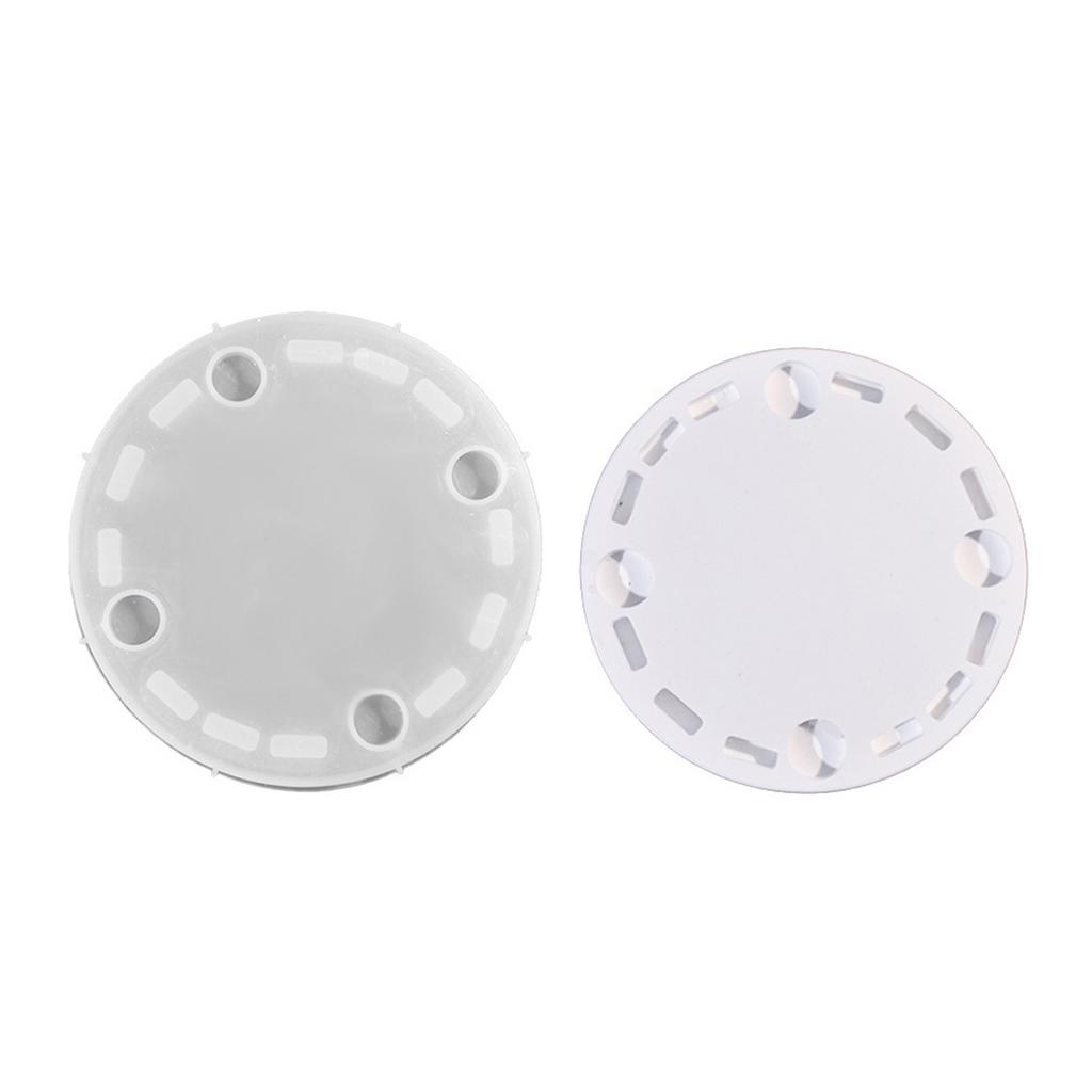 Gypsum Candlestick Silicone Mold Candle Base Mould Hollow out House Candle Holder Mold Ornaments Home Decorations Mould