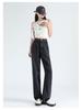 Women's Retro Blue Wide-Leg Jeans - 2025 Autumn/Winter New Loose Straight-Leg Slimming Floor-Length Pants