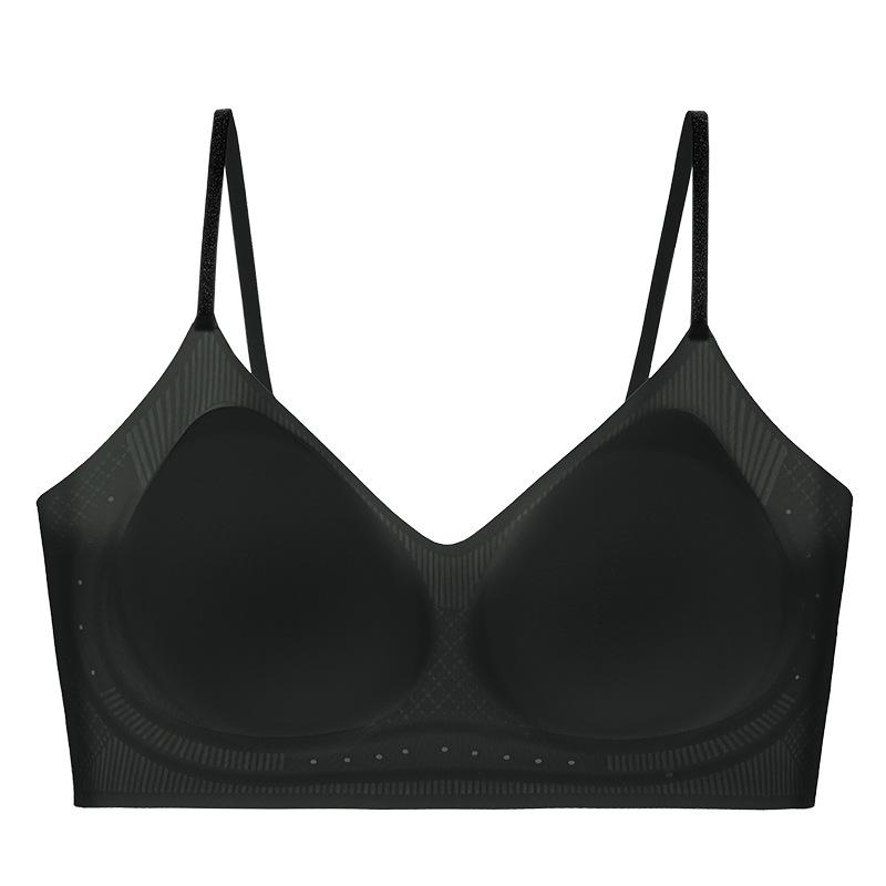 

Summer Thin Seamless Lingerie Vest Bra with Invisible Straps for Women L (105-120 jin / 36/80ABC)