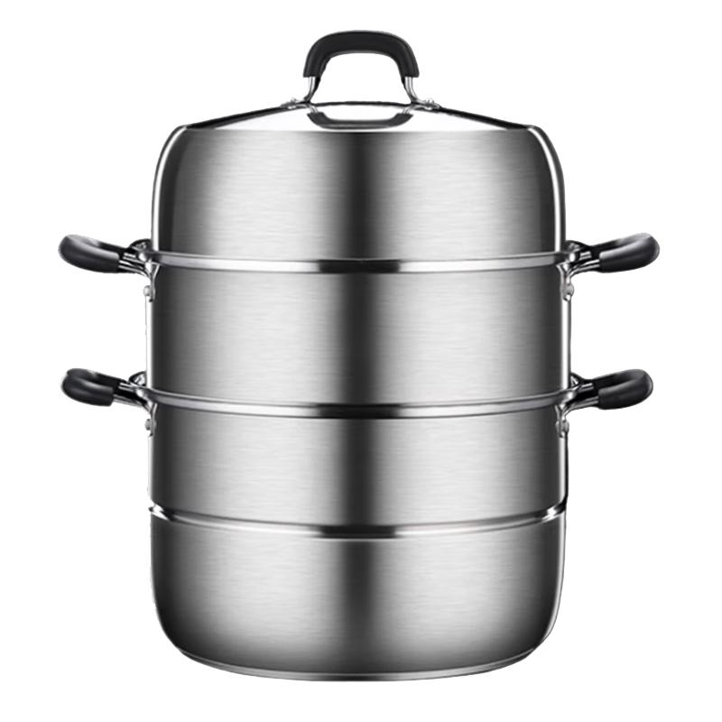 Sule 304 Stainless Steel Commercial 3-Tier Steamer