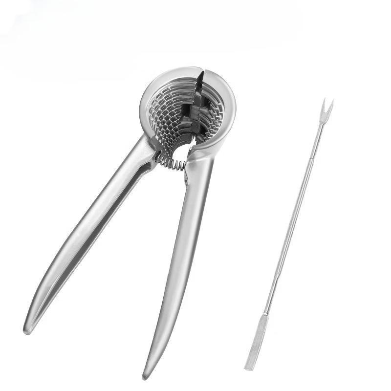 Lilang Bamboo Nut Cracker Set with Pick