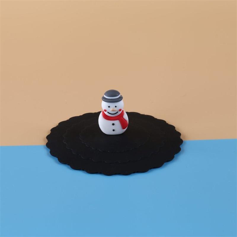 Silicone Universal Wave-shaped Cup Lid Soft Cover Dust-proof Food-grade Mug Daily Student Supplies