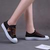 Canvas Shoes Female Student Casual Flat Baseplate Shoes Small Daisy Lace-up Platform Shoes