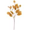 10PCS.3-branch faux eucalyptus & apple leaves with fruits, lifelike silk flowers, perfect for wedding decor & home arrangement