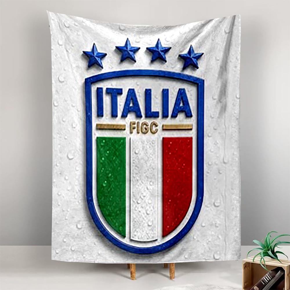 Italy Football Shield Logo Emblem Patterned tapestry for bedroom and living room home decor sofas