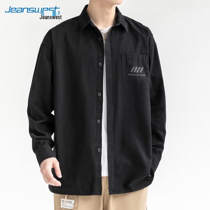 Jeanswest Men s American Trendy Long Sleeve Casual Shirt 2XL