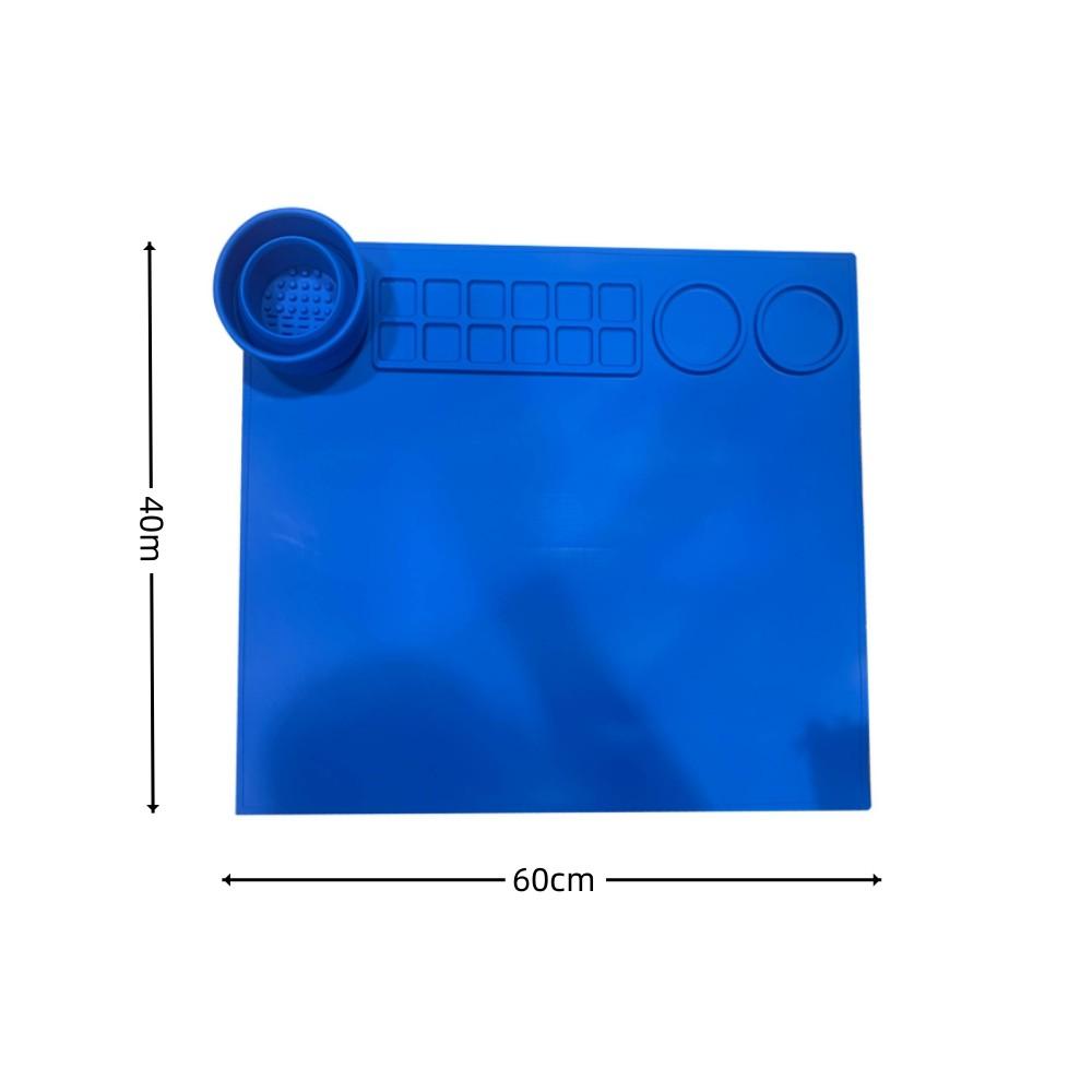40x60cm Silicone Painting Mat For Kids Non-Stick Craft Mat Ink Blending Watercoloring Stamping Crafting Tool Water Media Mat