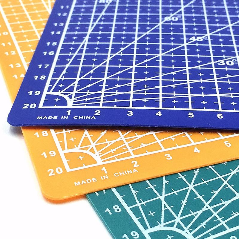 A3 A4 A5Pvc Cutting Mat Single Side Patchwork Cut Pad For Workbench Patchwork Sewing Manual Diy Knife Engraving Leather Cutting