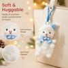 Bag Hanging Sheep Plush Doll Ornaments Fluffy Lamb Pendant Sheep Plush Keychain  Birthday Party