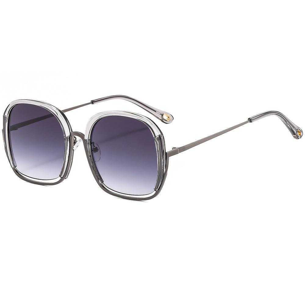 

JYL TS Flat Glasses Metal Large Frame Blue Light/68040 B-1513