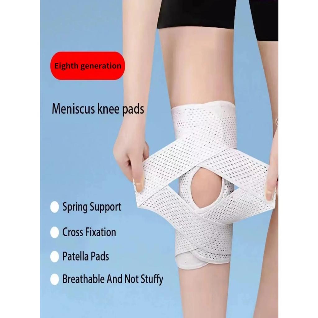 Eighth Generation Meniscus Professional Knee Pads with Three Layers of Silicone Pads for Knee Fixation and Tear Rehabilitation