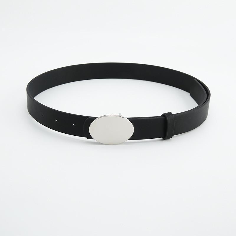 Stylish Women s Denim Belt Decorative New Style Versatile Casual Belt Smooth Buckle Korean Minimalist Fashion Belt