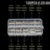100Pcs Fast-blow Glass Tube Fuses 5*20 Household Fuses Car Glass Tube Fuses Assorted Kit 5X20 with Box Fusiveis 0.1A-30A Fuse Holders1