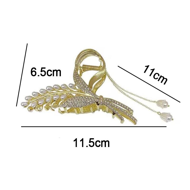 Nou Cleste de Păr cu Ciucuri Perle de Grâu Vintage Strass Clipsuri de Păr Agrafe de Păr Antice Pentru Femei Accesorii de Păr Cadou