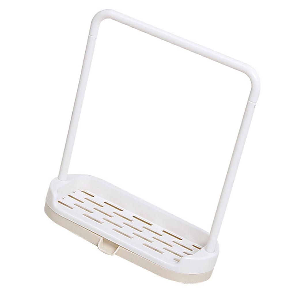 Küchenspüle Schwammhalter Mehrzweck Küchenlappenständer Schwammhalter mit Spültuch-Trockenständer für Küchenarbeitsplatte