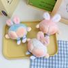 1-20PCS Creative Rabbit Easter Plush Hanging Pendant Ugly Cute Butt Bunny Doll Toy Ornament Playful Novelty Gift