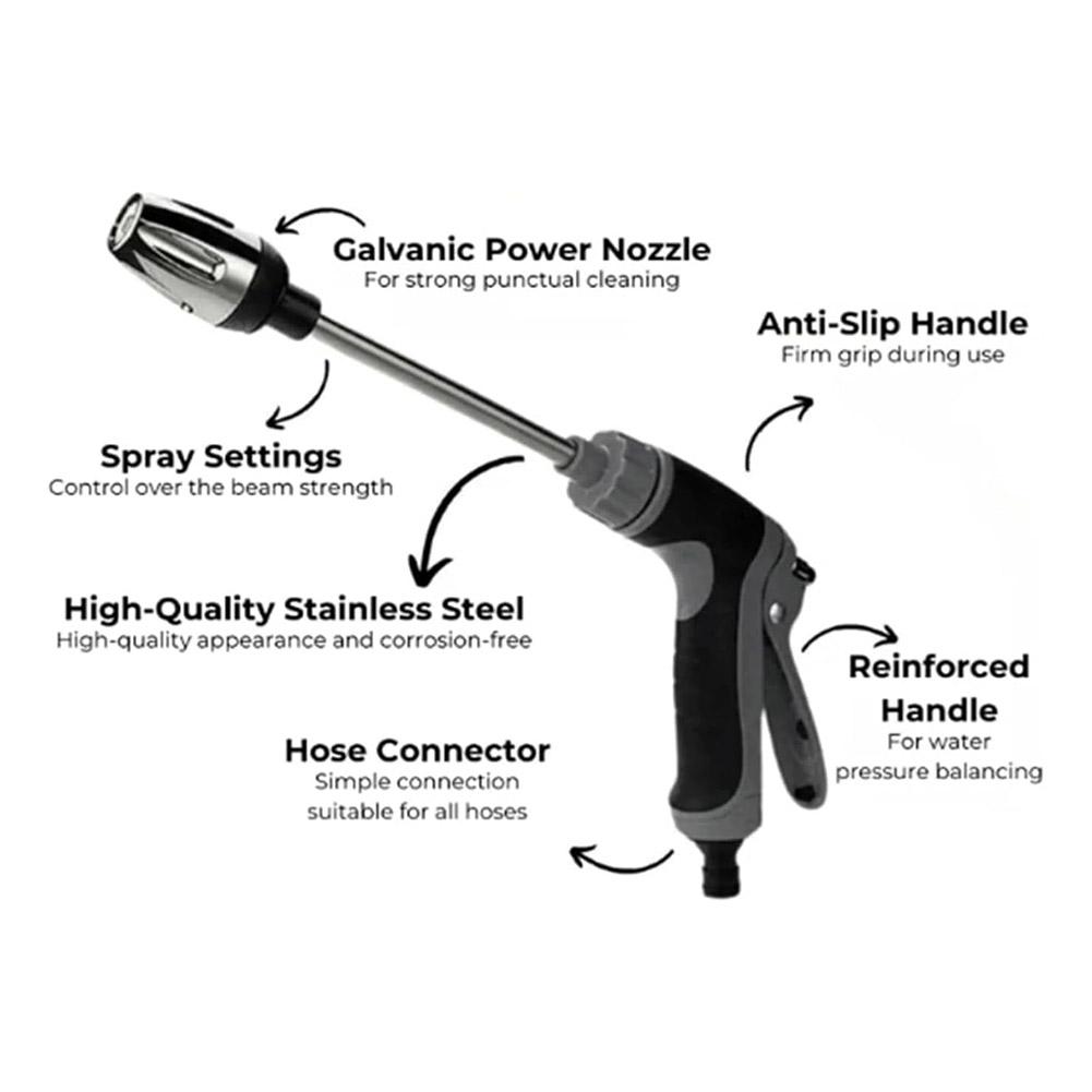 Handheld High Pressure Washer & 360° Rotating Garden Hose Pressure Power Washer Water Blitz Pressure Washer for Car Yard Wash