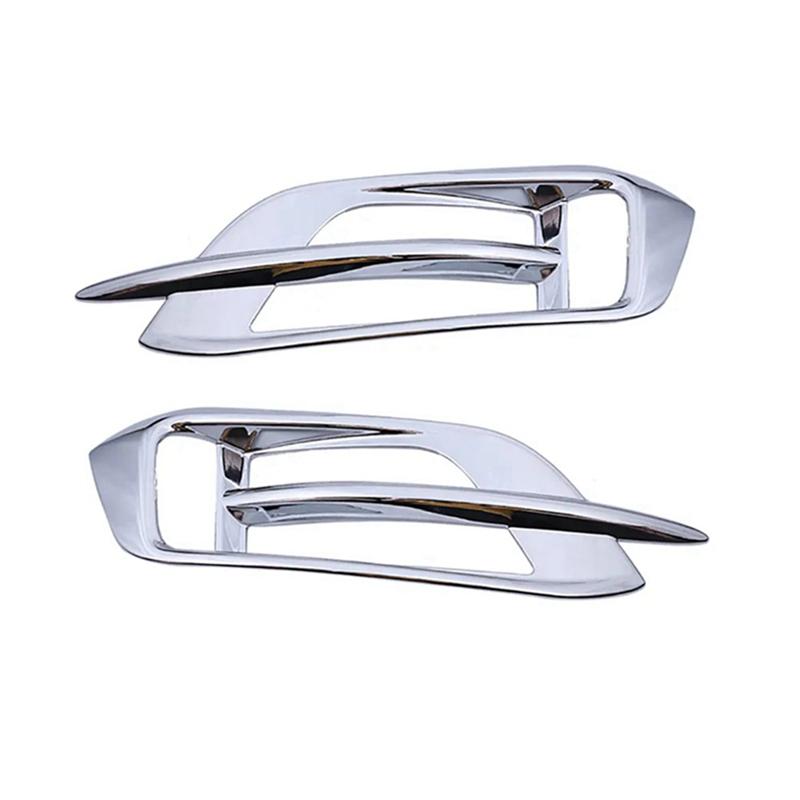 Chrome Car Rear Fog Light Grill Cover Trim For Honda Civic 10Th 2016 2017 2018  Spare Parts Rear Fog Lamp Grille chrome