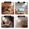 Portable LED Magnetic Wall Lamp – Easy Install, Adjustable Spotlight, Minimalist Design for Ambience and Reading.